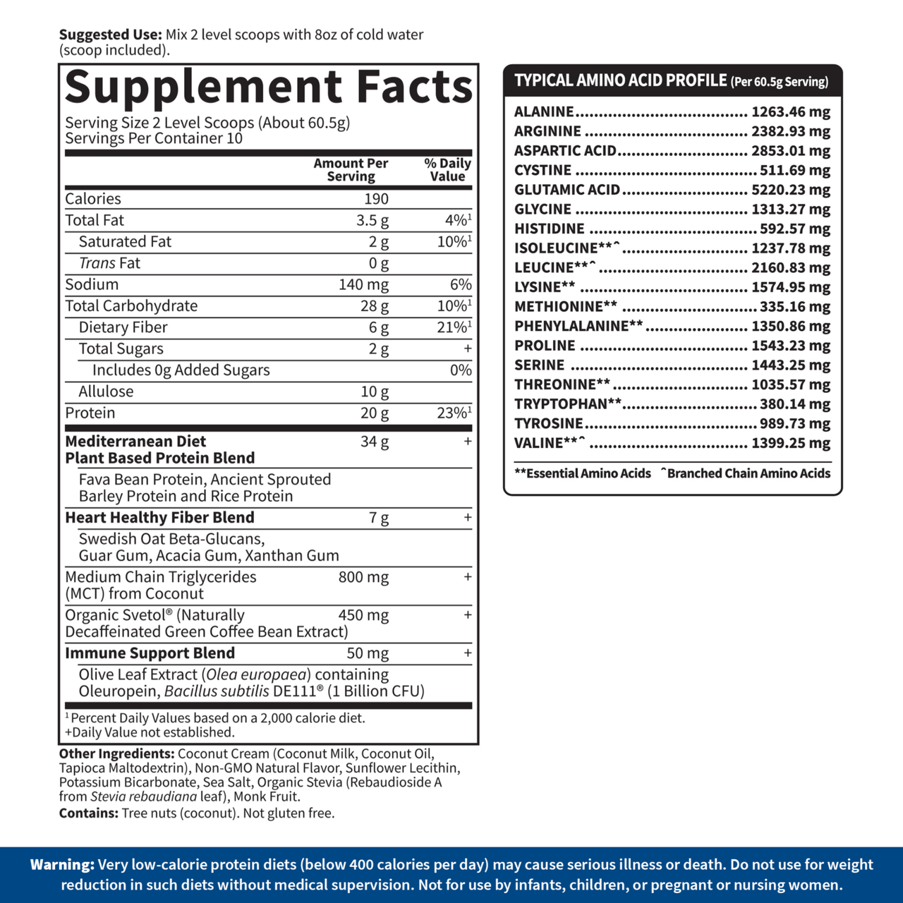 Dr. Formulated MD Protein FIT Sustainable Plant-Based Powder Garden of Life