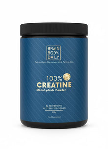 Brain Body Daily 100% Creatine Monohydrate Powder – 300g