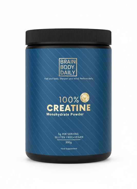 Brain Body Daily 100% Creatine Monohydrate Powder – 300g