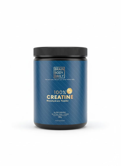Brain Body Daily 100% Creatine Monohydrate Powder – 300g