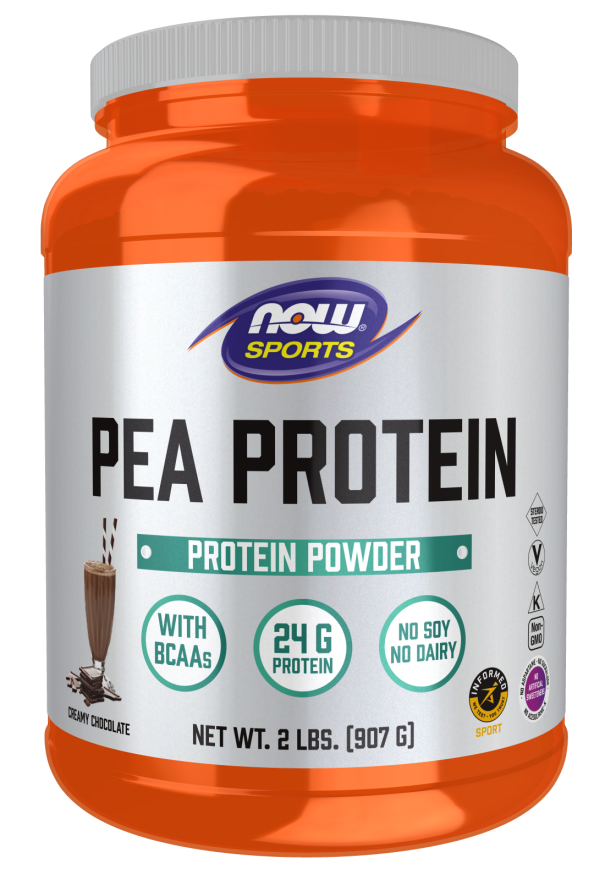 Pea Protein NOW Foods Dutch Chocolate - 907 grams