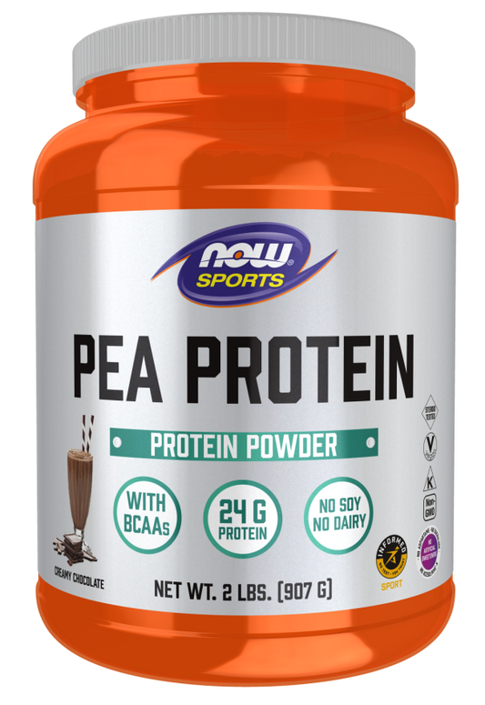 Pea Protein NOW Foods Dutch Chocolate - 907 grams