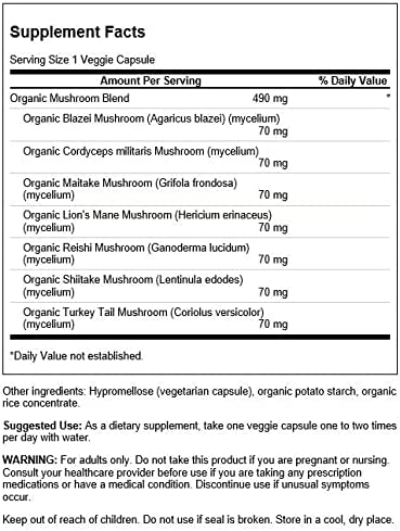 Full Spectrum 7 Mushroom Complex Swanson