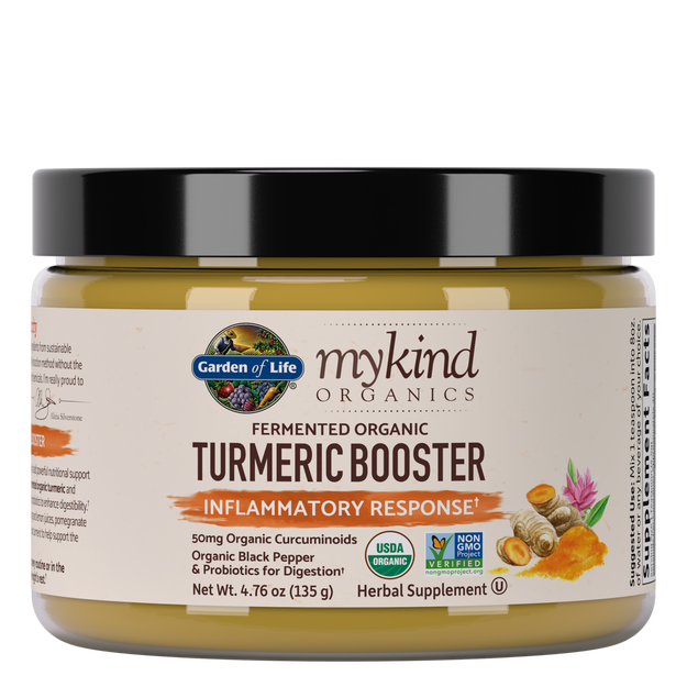 Mykind Organics Turmeric Booster Garden of Life 135 grams – Brainbodydaily