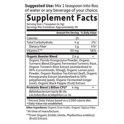 Mykind Organics Turmeric Booster Garden of Life 135 grams