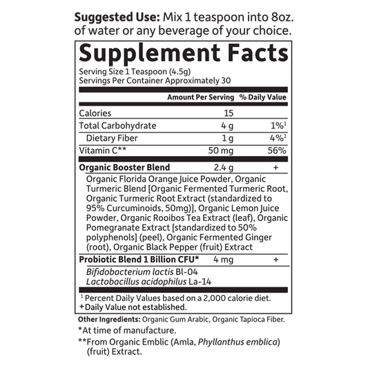 Mykind Organics Turmeric Booster Garden of Life 135 grams