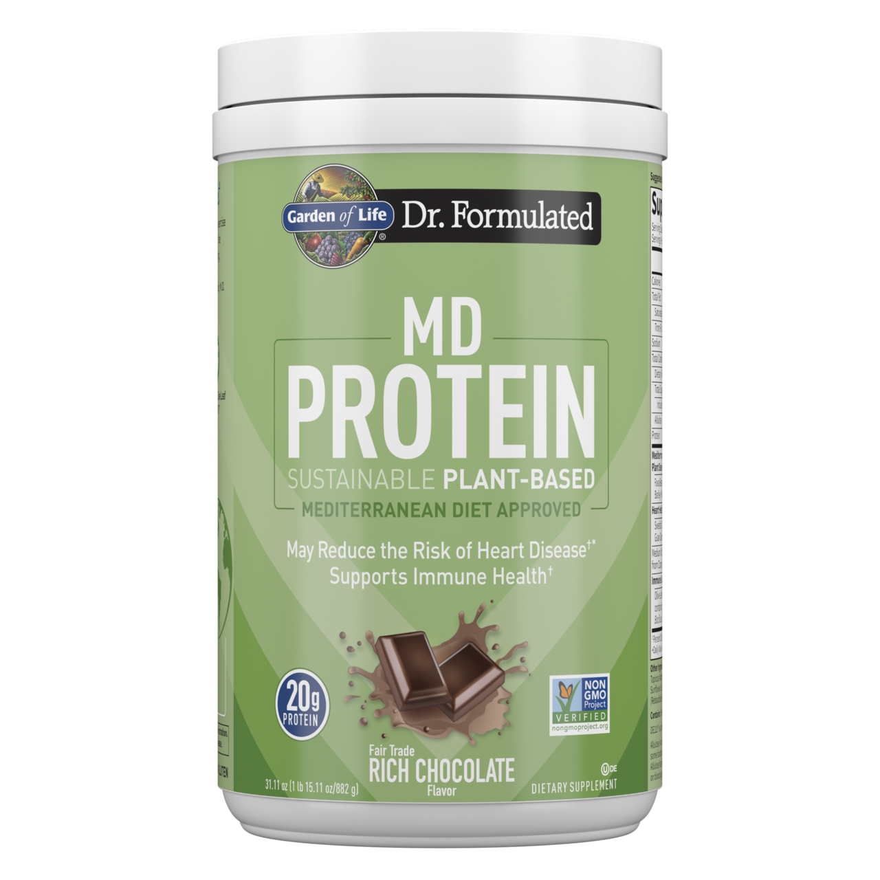 Dr. Formulated MD Protein Sustainable Plant-Based Powder