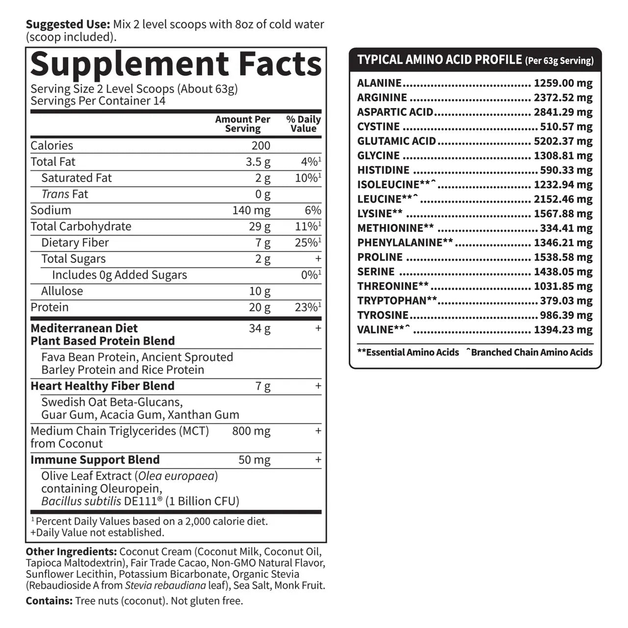 Dr. Formulated MD Protein Sustainable Plant-Based Powder