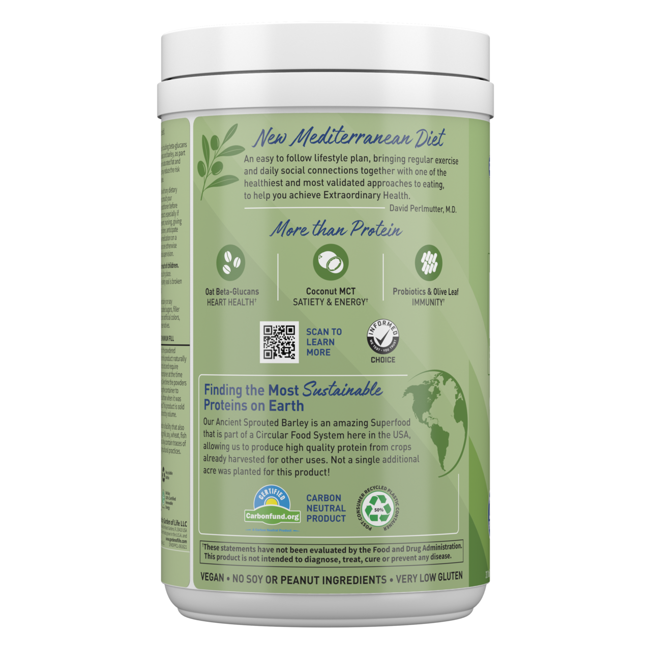Dr. Formulated MD Protein Sustainable Plant-Based Powder