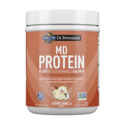 Dr. Formulated MD Protein Plant & Sustainable Salmon Powder Garden of Life