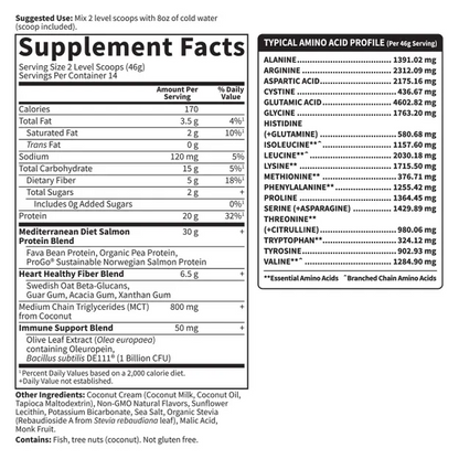 Dr. Formulated MD Protein Plant & Sustainable Salmon Powder Garden of Life