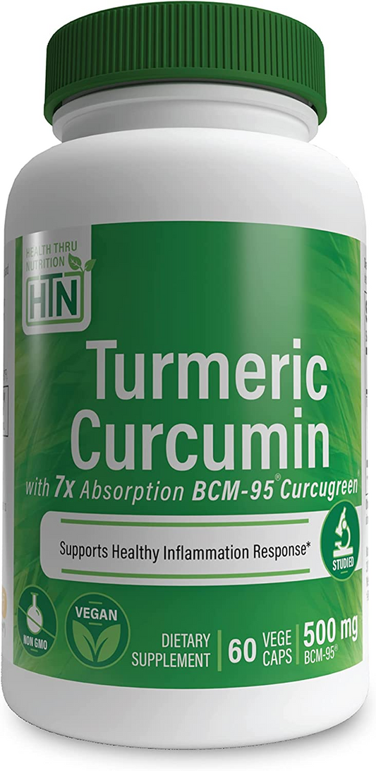 Health Thru Nutrition  Turmeric Curcumin - 60 vcaps