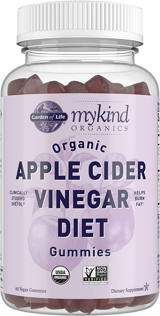 Mykind Organics Apple Cider Vinegar Diet Gummies Garden of Life