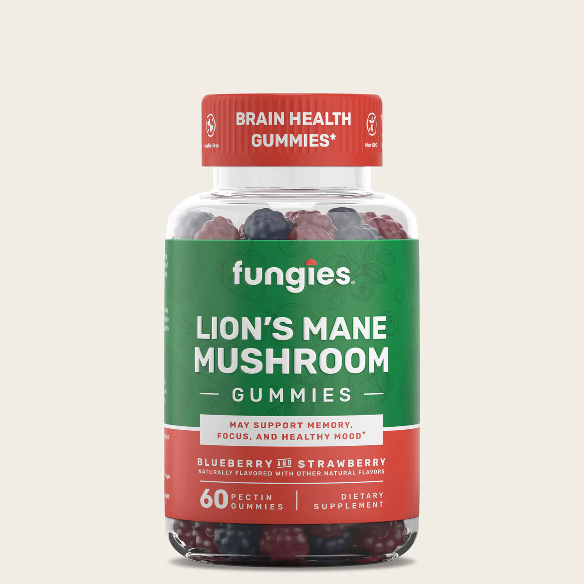 Lion's Mane Mushroom Gummies (60 Count)