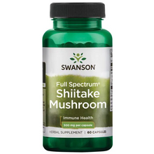 Swanson  Shiitake Mushroom, 500mg - 60 caps