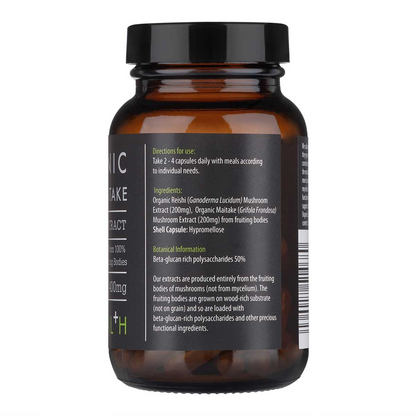 Reishi & Maitake Mushroom Extract Organic KIKI Health